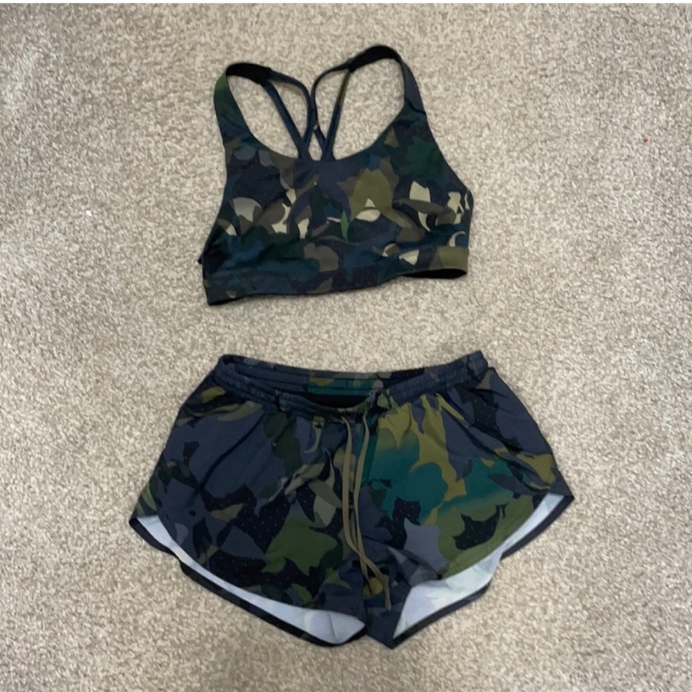Camouflage work out set